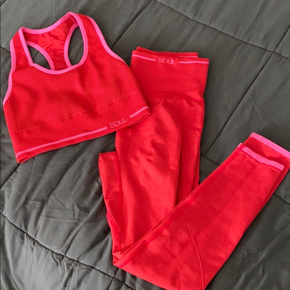 Soulcycle bra/legging set